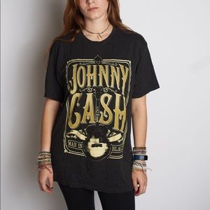 Johnny Cash oversized tee